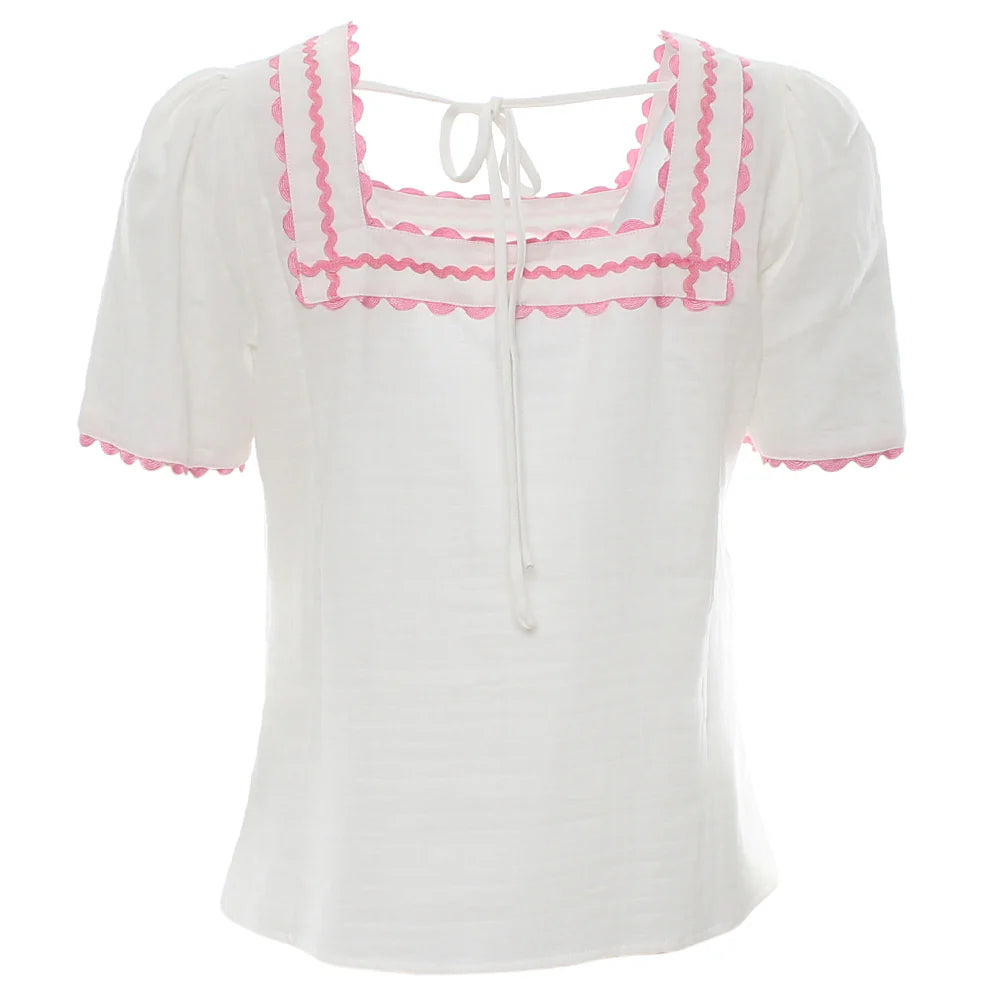 Rant & Rave Reyna White Top