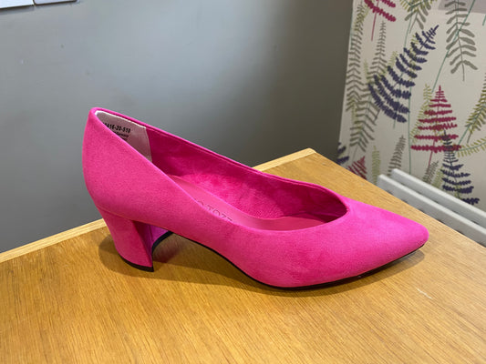 Marco Tozzi Fuchsia Block Shoe